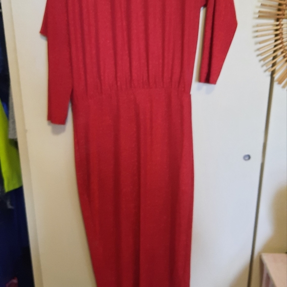 #100 Midi Bodycon Stretch Sparkle Dress - Picture 4 of 6